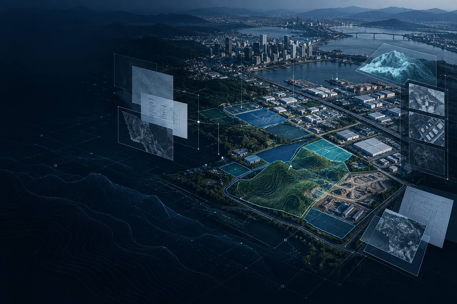 都市と土地情報を解析するテクノロジー